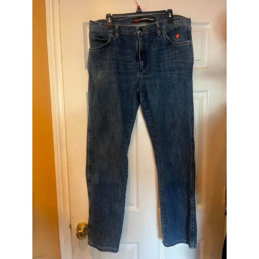 COPY - Wrangler FR Flame Resistant Regular Fit Blue Denim Jeans Men’s 36X32